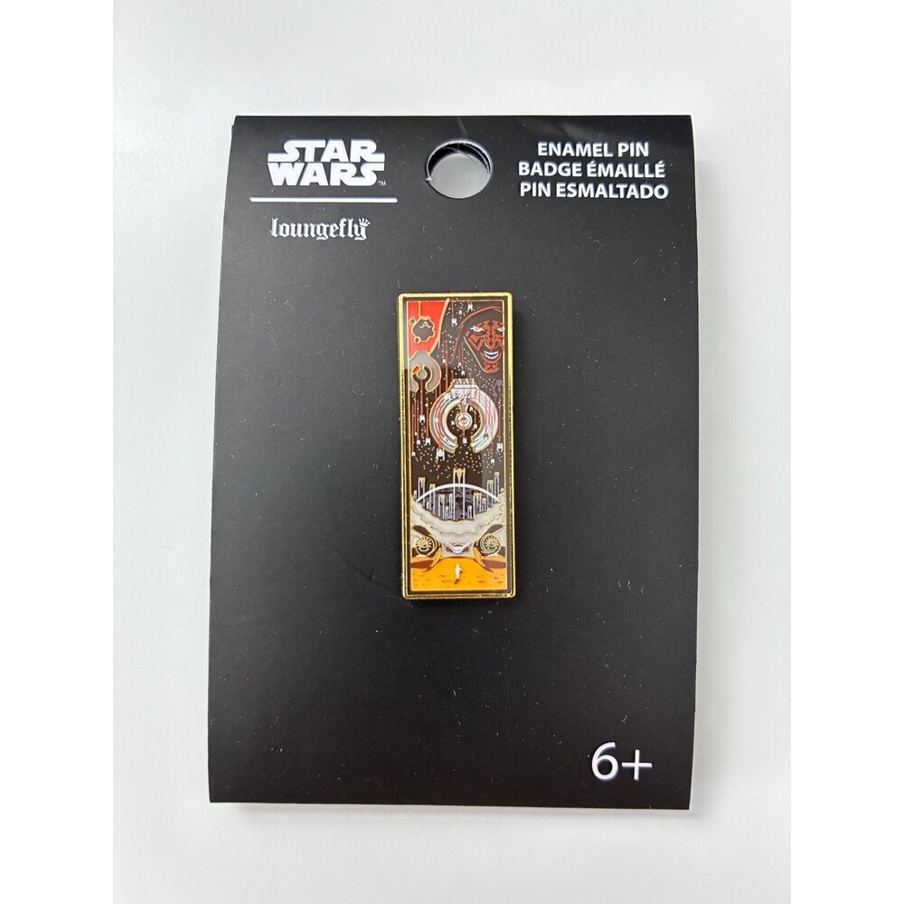 Disney Star Wars Loungefly Pin The Phantom Menace Darth Maul Scenic Series NEW